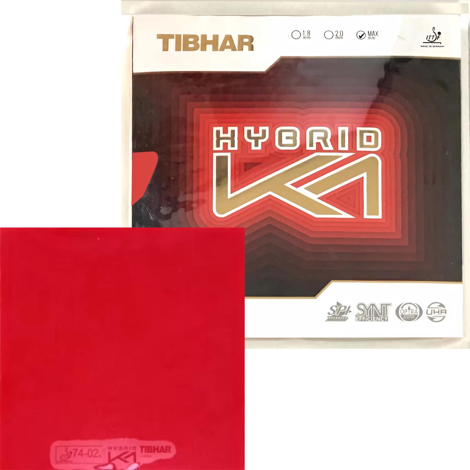 Table Tennis Hybrid Rubbers - Tibhar Hybrid K1 / K1 PLUS