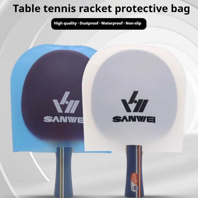 Table Tennis Protective Cover - 2PCS Table Tennis Racket Cover Reuseable