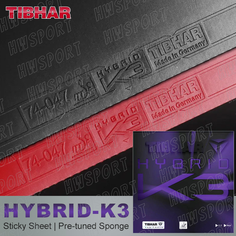TIBHAR HYBRID K3 Table Tennis  - Table Tennis Hybrid Rubbers recension och pris
