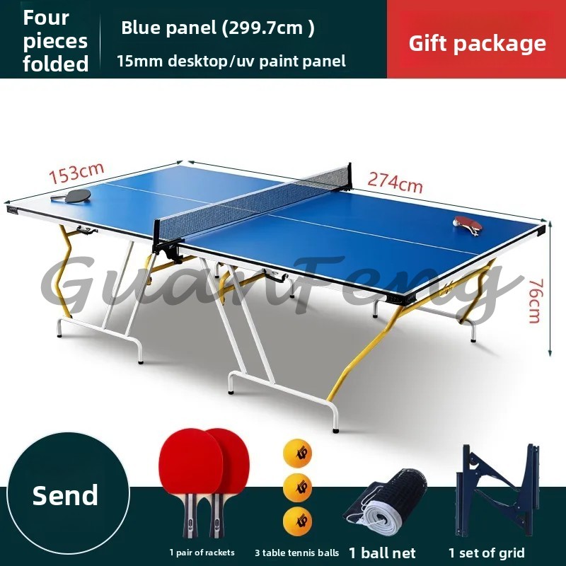 Blue household four-table fold - Table Tennis Youtube recension och pris