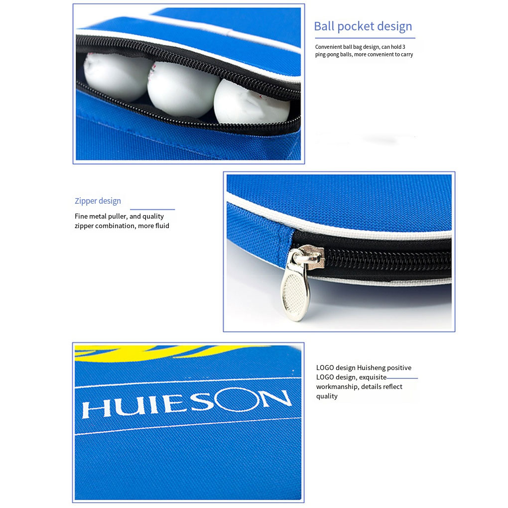Black/blue Single Table Tennis - Table Tennis Kit Bag recension och pris