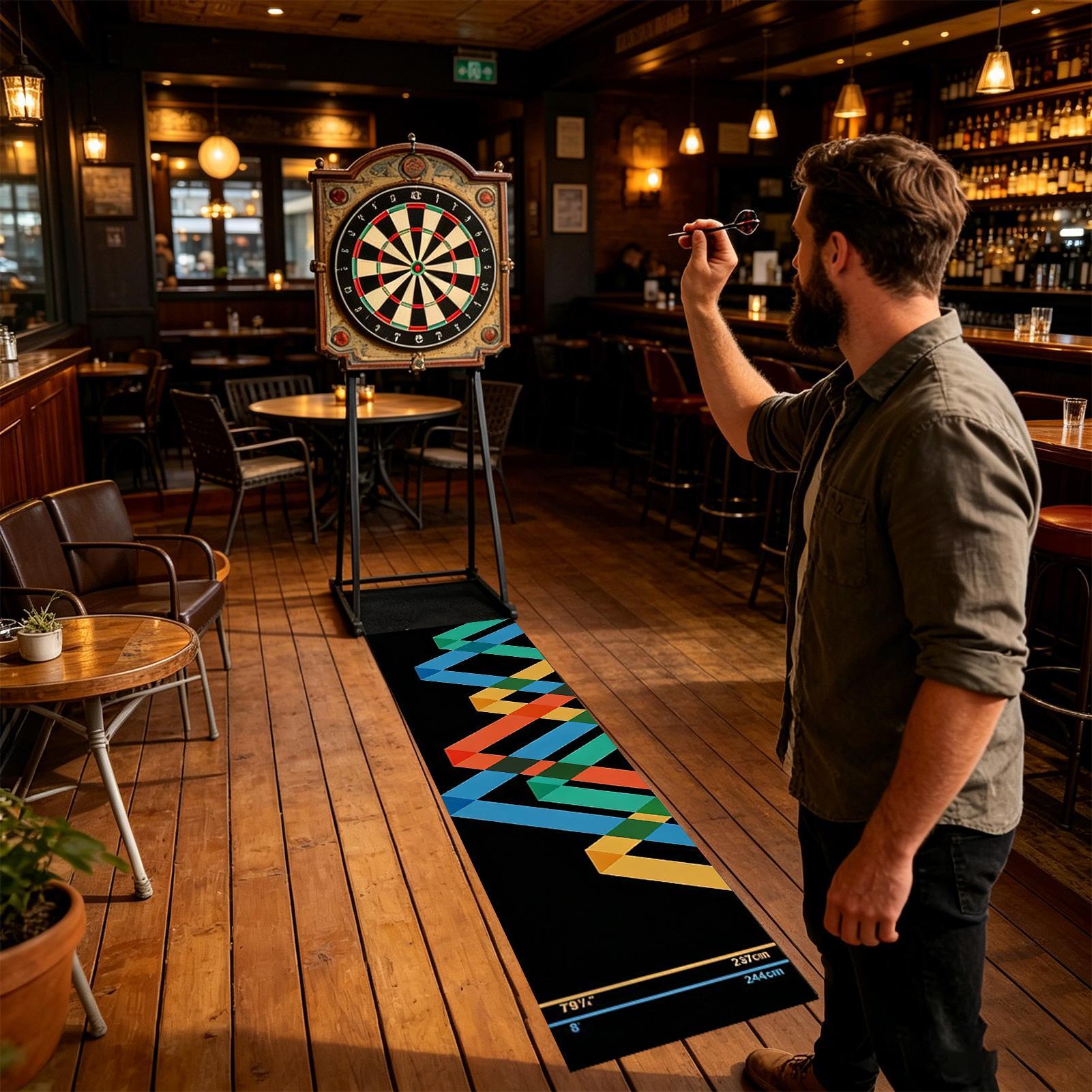 Protective Dart Rug Mat Dart B - Throw Distance Board recension och pris