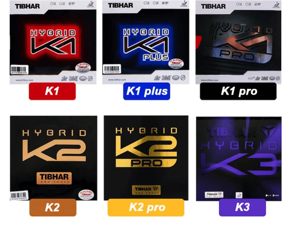 Original Tibhar Hybrid K1 Pro  - Table Tennis Hybrid Rubbers recension och pris