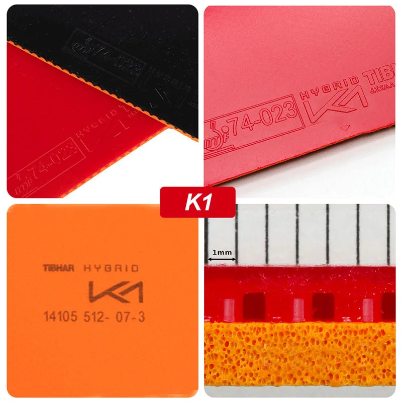 Original Tibhar Hybrid K1 Pro  - Table Tennis Hybrid Rubbers recension och pris